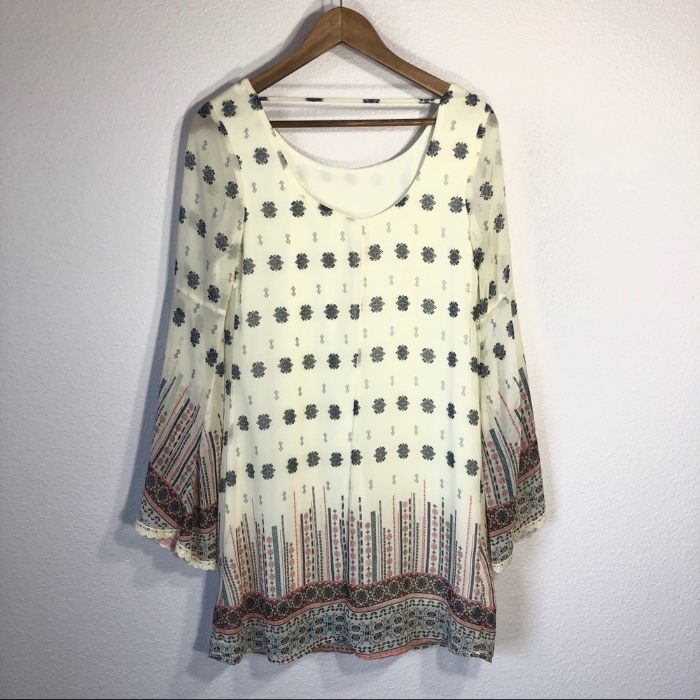 Xhilaration Long Sleeve Bell Dress
